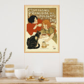 Steinlen - Compagnie Francaise des Chocolats Poster (Keuken)