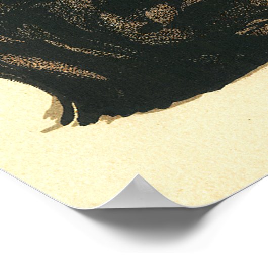 Steinlen - Katten: Compagnie Francaise des Chocola Poster (Hoek)