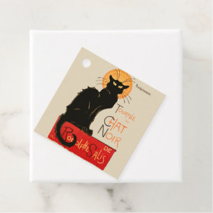 Steinlen Zwarte Kat Klassieke Franse Chat Noir Pos Bedankjes Labels