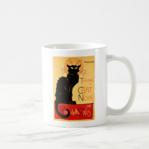 Steinlen Zwarte Kat Klassieke Franse Chat Noir Pos Koffiemok