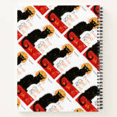 Steinlen Zwarte Kat Klassieke Franse Chat Noir Pos Notitieboek (Achterkant)