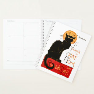Steinlen Zwarte Kat Klassieke Franse Chat Noir Pos Planner