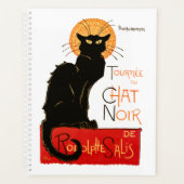 Steinlen Zwarte Kat Klassieke Franse Chat Noir Pos Planner (Voorkant)