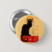 Steinlen Zwarte Kat Klassieke Kunst Ronde Button 5,7 Cm (Voorkant /achterkant)