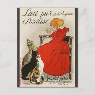 Steinlen's Lait pur Stérilisé Briefkaart
