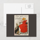 Steinlen's Lait pur Stérilisé Briefkaart (Voorkant / Achterkant)