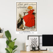 Steinlen's Lait pur Stérilisé Poster (Thuiskantoor)