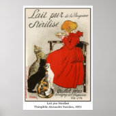 Steinlen's Lait pur Stérilisé Poster (Voorkant)