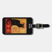 Steinlen's Le Chat Noir Bagagelabel (Voorkant horizontaal)