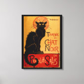 Steinlen's Le Chat Noir Canvas Afdruk (Voorkant)