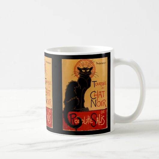 Steinlen's Le Chat Noir Koffiemok (Rechts)