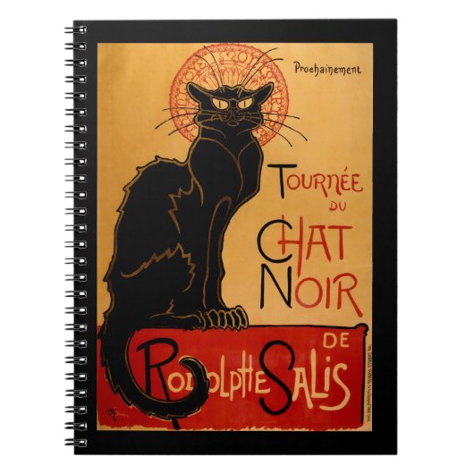 Steinlen's Le Chat Noir Notitieboek (Voorkant)