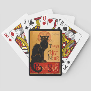 Steinlen's Le Chat Noir Pokerkaarten