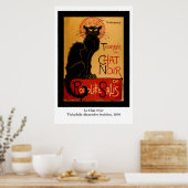 Steinlen's Le Chat Noir Poster (Keuken)