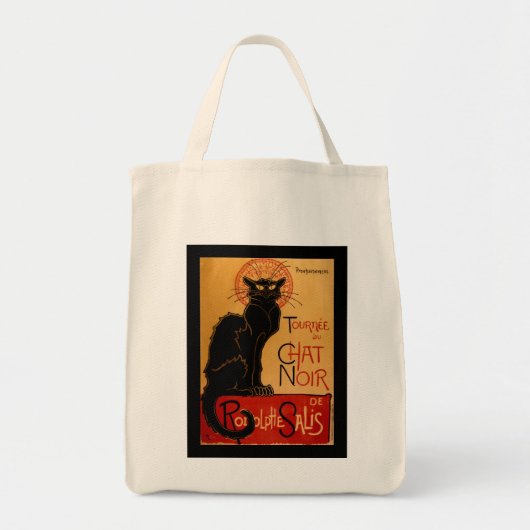 Steinlen's Le Chat Noir Tote Bag (Voorkant)