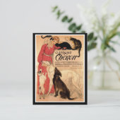 Steinlen's Vintage Clinique Chéron Briefkaart (Staand voorkant)