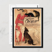 Steinlen's Vintage Clinique Chéron Briefkaart (Voorkant / Achterkant)