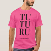 Steins Gate - Tuturu Design T-shirt (Voorkant)