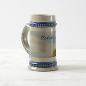 Steins Viering mokken Blauwe Lucht Witte Wolken (Voorkant links)