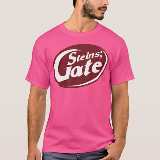 Steinsgate - Een intellectuele drank T-shirt (Voorkant)