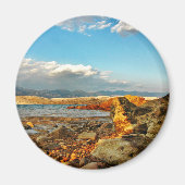 Steinstrand auf der Insel Pag in Kroatien Magneet (Voorkant)