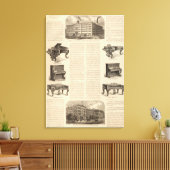 Steinway en Sons, pianoproducenten Canvas Afdruk (Insitu (Woonkamer))