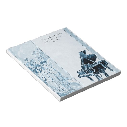  Steinway Piano Angels en Notitieblok (Schuin)