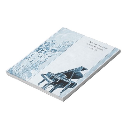  Steinway Piano Angels en Notitieblok (Linkerzijde)