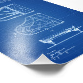 Steinway Piano Patent - Patentafdrukken Foto Afdruk (Hoek)