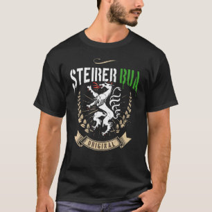 Steirer Bua Steiermark Wapenschild Panther Steire T-shirt