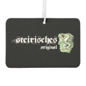 Steirisches Original Aquarell Steiermark Wappen Luchtverfrisser (Achterkant)