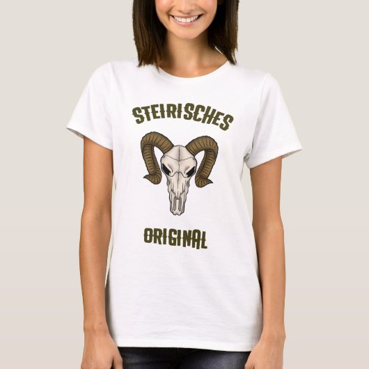 Steirisches Original Widder Steiermark Frauen T-shirt (Voorkant)