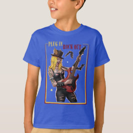Stek In. Rock Uit. – Cool Teen Rock T-shirt