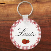  stekelaardbei sleutelhanger (Voorkant)