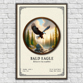 Stekelarend Zoologie Serie Poster