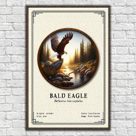 Stekelarend Zoologie Serie Poster