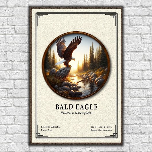 Stekelarend Zoologie Serie Poster