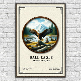 Stekelarend Zoologie Serie Poster