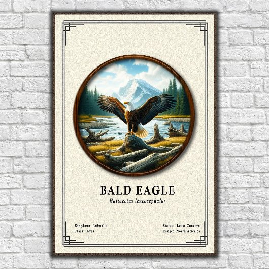 Stekelarend Zoologie Serie Poster