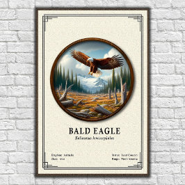 Stekelarend Zoologie Serie Poster