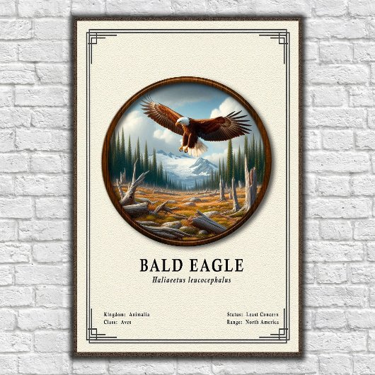 Stekelarend Zoologie Serie Poster