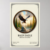 Stekelarend Zoologie Serie Poster (Voorkant)