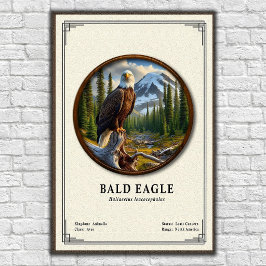 Stekelarend Zoölogische Serie Poster
