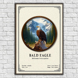 Stekelarend Zoölogische Serie Poster