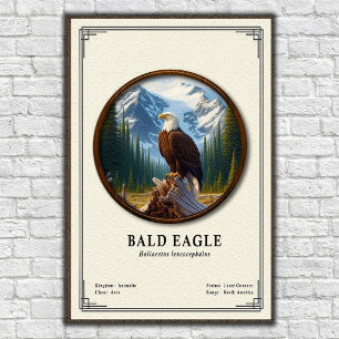 Stekelarend Zoölogische Serie Poster