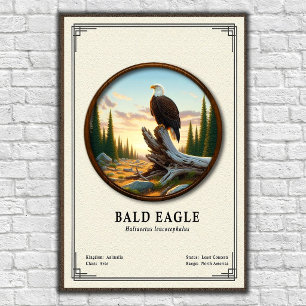 Stekelarend Zoölogische Serie Poster