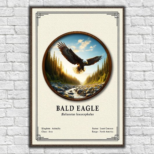 Stekelarend Zoölogische Serie Poster