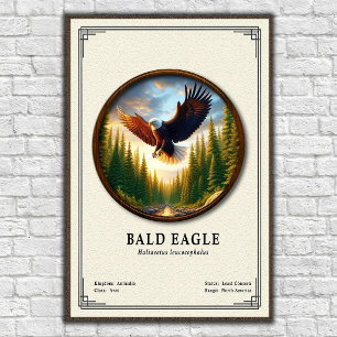 Stekelarend Zoölogische Serie Poster
