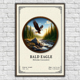 Stekelarend Zoölogische Serie Poster