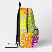 Stekelig portret (kleur) bedrukte rugzak (Links)